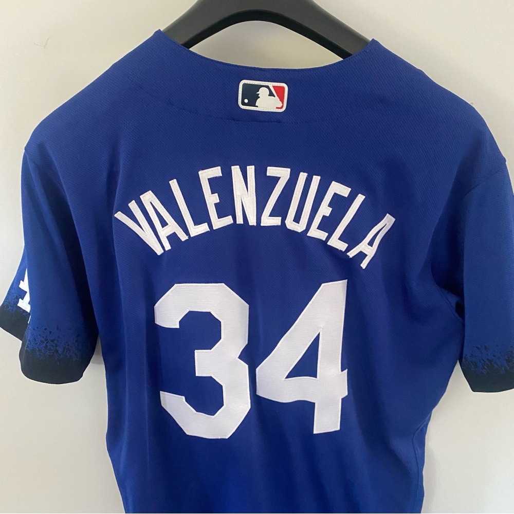 Fernando Valenzuela Nike Authentic Los Dodgers Jersey